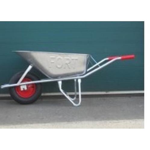 Kruiwagen warm verzinkt 85liter metserskruiwagen ronde neus, Tuin en Terras, Kruiwagens