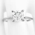 Ring - 14 karaat Witgoud, E/SI2 - 1.52ct. tw. Diamant