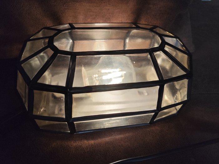 Limburg Glashütte - Wandlamp - IJzer, glas - Wandlamp die, Antiek en Kunst, Kunst | Designobjecten