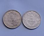 Belgique. Albert Ier. 2 Francs 1911 EN 1912 Vlaams 2 X