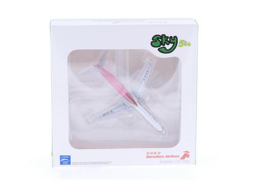 Schaal 1:500 Sky 500 0594SH Shenzhen Airlines Boeing 737-..., Hobby en Vrije tijd, Modelbouw | Vliegtuigen en Helikopters, Gebruikt