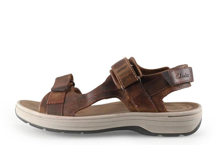 Clarks Sandalen in maat 42 Bruin, Kleding | Heren, Schoenen, Bruin, Zo goed als nieuw, Sandalen, Verzenden
