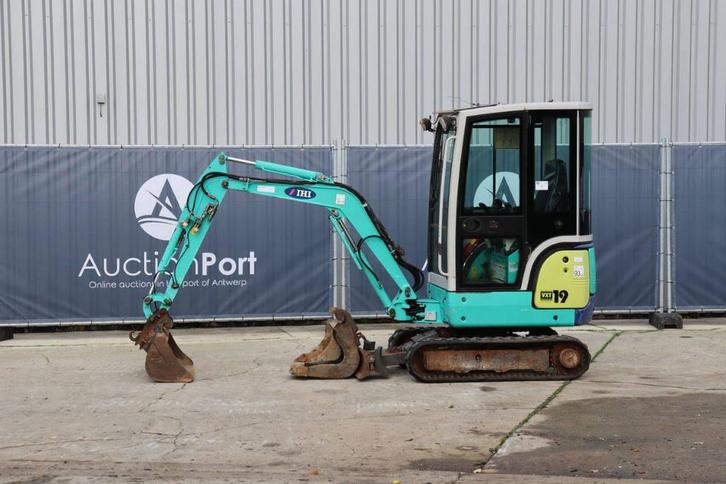 Veiling: Minigraver Ihi 19UXT Diesel 10.5kW 2011, Articles professionnels, Machines & Construction | Grues & Excavatrices, Enlèvement