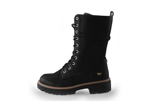 Mustang Veterboots in maat 38 Zwart | 5% extra korting, Kleding | Dames, Schoenen, Zwart, Zo goed als nieuw, Overige typen, Verzenden