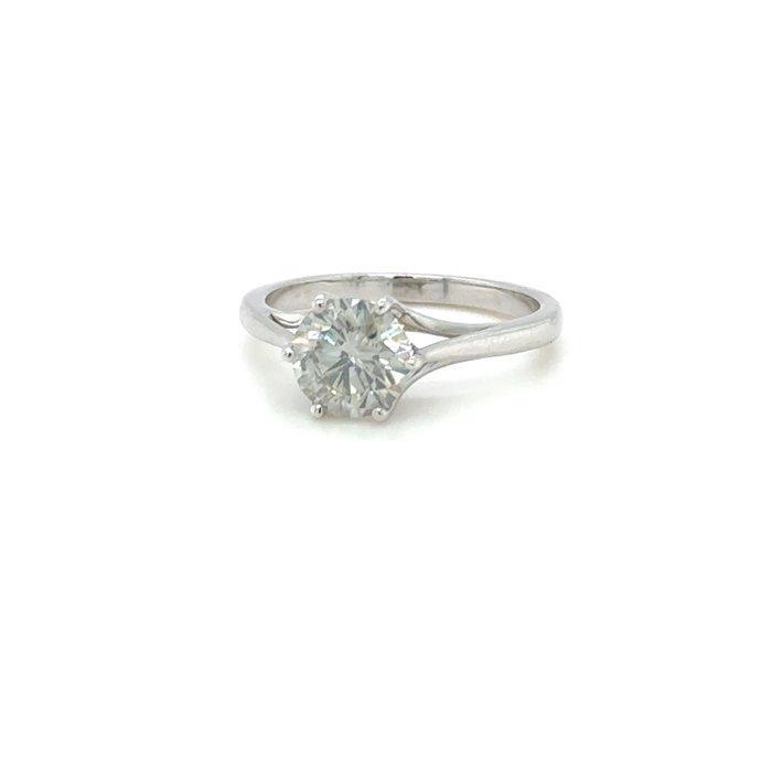 Bague - 14 carats Or blanc - 1.51ct. tw. Diamant (Naturelle), Bijoux, Sacs & Beauté, Bagues