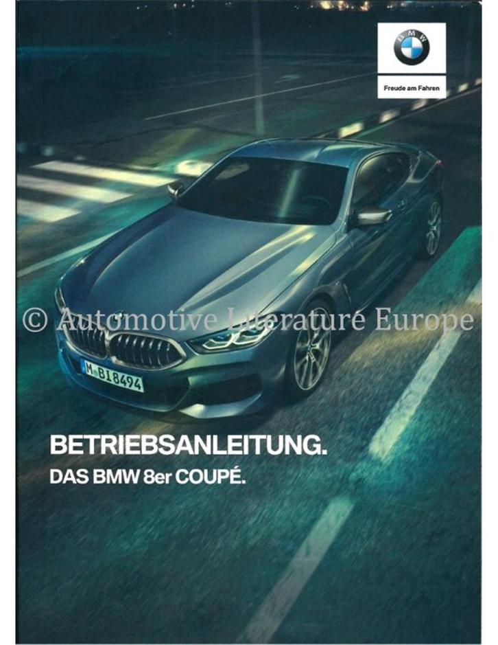 2019 BMW 8 SERIE COUPE INSTRUCTIEBOEKJE DUITS, Autos : Divers, Modes d'emploi & Notices d'utilisation, Enlèvement ou Envoi