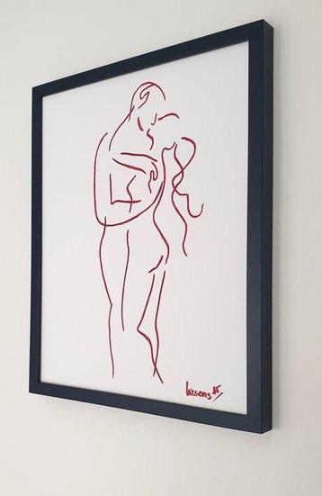 Liesens - Save all your kisses for me, Antiquités & Art, Art | Peinture | Moderne