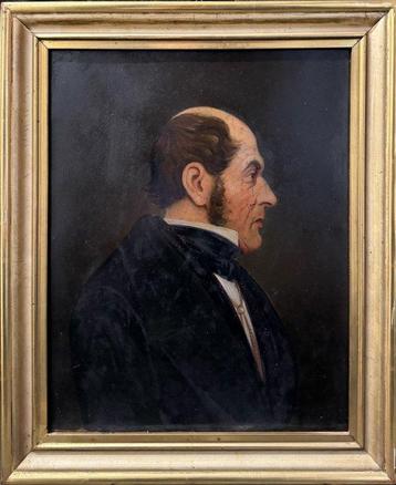 École française (XIX) - Portrait d’homme