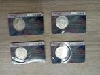 Nederland. 4 x Historische Coincard 2 1/2 Gulden 1959 - 1960