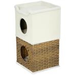 TRUUSK Krabton 75,5 cm - Drielaags Kattenton met Pluche Rand, Verzenden, Nieuw