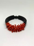 Corail rouge - Argent - Bracelet - Dômes de corail, Antiquités & Art