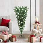 vidaXL Ondersteboven Kunst Kerstboom met Ballenset Groen 120, Diversen, Kerst, Verzenden, Nieuw