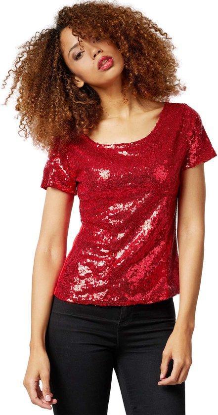 2dekans | dressforfun - Paillette-shirt met korte mouwen, Enfants & Bébés, Costumes de carnaval & Déguisements, Enlèvement ou Envoi