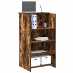 vidaXL Receptiebalie 55x50x103,5 cm bewerkt hout gerookt, Huis en Inrichting, Verzenden, Nieuw