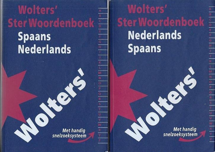 STERWRDBOEK NEDERL-SPAANS 9789001813086 GRONINGEN WOLTERS, Boeken, Schoolboeken, Gelezen, Verzenden