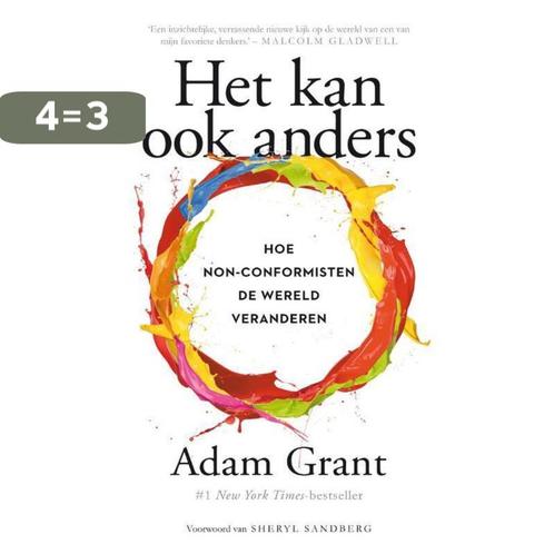 Het kan ook anders 9789400508880 Adam Grant, Boeken, Psychologie, Zo goed als nieuw, Verzenden