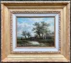 George Heerenbaart (1829-1915) - Hengelaar in landschap