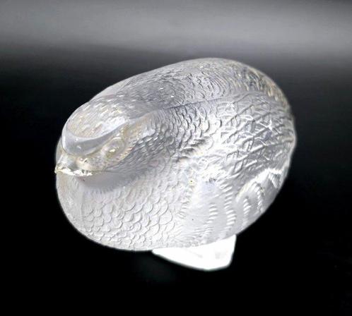 Lalique - René Lalique - Presse-papiers - quaglia - Cristal, Antiek en Kunst, Antiek | Meubels | Tafels