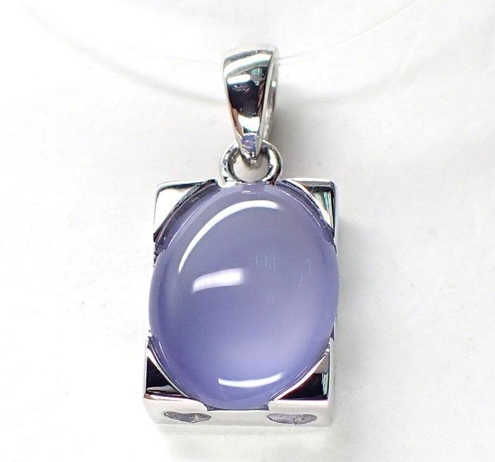 Zonder Minimumprijs - Hanger - 18 karaat Witgoud - 1.60ct., Handtassen en Accessoires, Antieke sieraden