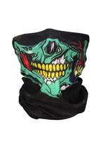 Sjaal Skull Colsjaal Zwart Groen Geel Rood Col Masker Doodsk, Ophalen of Verzenden