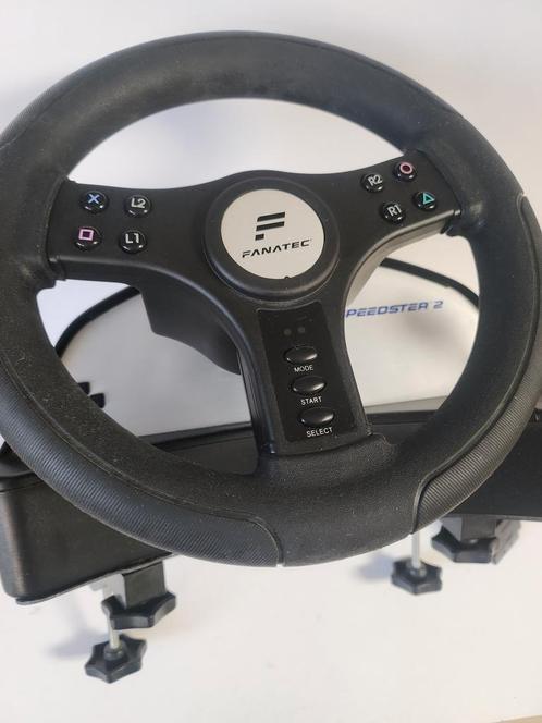 Fanatec Speedster 2 Playstation 2, Games en Spelcomputers, Games | Sony PlayStation 2, Zo goed als nieuw, Ophalen of Verzenden