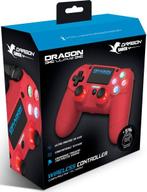 Dragon War Dragon Shock 4 Wireless Controller-Rood, Ophalen of Verzenden, Nieuw
