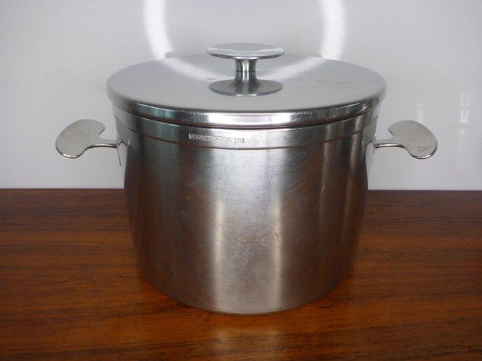 GERO - Dick Simonis - Kookpan (3) - Roestvrijstaal / Zilmeta, Antiek en Kunst, Antiek | Meubels | Stoelen en Sofa's