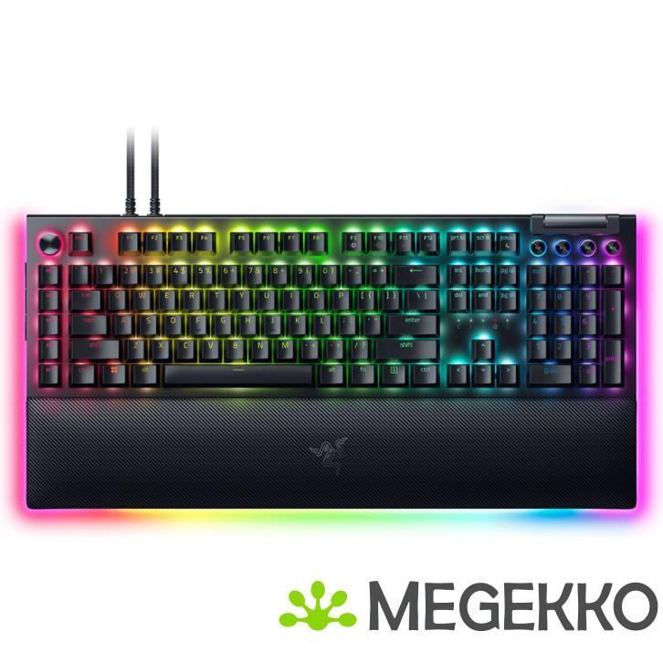 Razer BlackWidow V4 Pro Zwart - Razer Yellow, Computers en Software, Toetsenborden, Nieuw, Verzenden