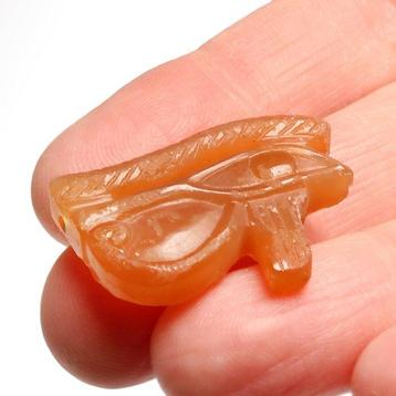 Oud-Egyptisch Kornalijn Oog van Horus Amulet