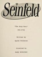 Seinfeld The Soup Nazy S7.E6 - Jerry Seinfeld, Jason, Nieuw