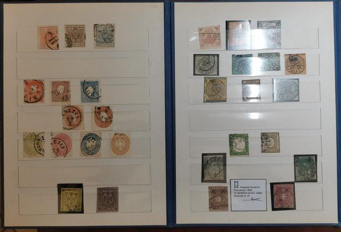 Italiaanse oude staten 1850/1863 - Selectie van postzegels, Timbres & Monnaies, Timbres | Europe | Italie