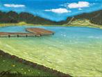Klaus Zambiasi - Lago di Caldaro, Kalterersee, Lake of, Antiek en Kunst, Kunst | Schilderijen | Modern