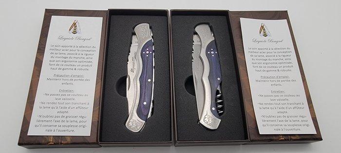 Laguiole bougna - Tafelmessenset (2) - Hout, Antiek en Kunst, Antiek | Keukengerei