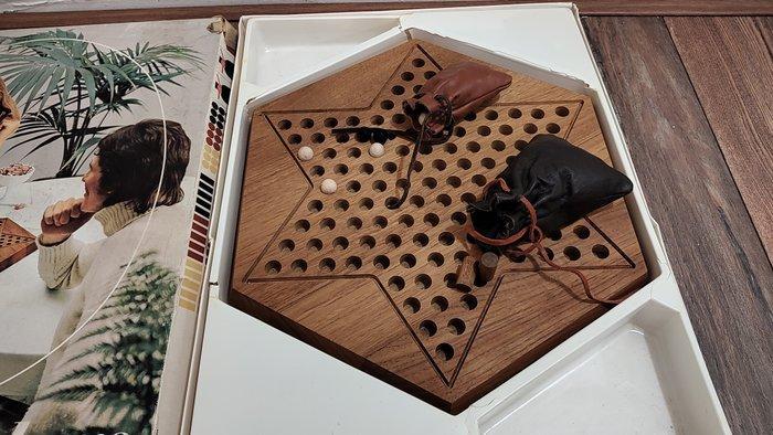 Bordspel - Chinese Checkers - Hout, Antiek en Kunst, Antiek | Overige Antiek