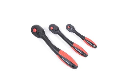TM 3/8 Professionele Premium Ratel 72 Tands Rood / Zwart, Auto diversen, Autogereedschap, Verzenden