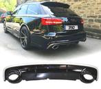 Diffuseur Pour Audi A6 C6 Berline Avant 09-12 Look Rs6 Noir, Autos : Pièces & Accessoires, Verzenden