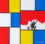 Dario Assisi - Magritte in the Mondrian world -  work in