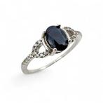 Zonder minimumprijs - Ring Zilver - Sapphire, Nieuw