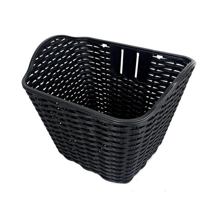 HBS Fietsmand001 - Rieten Fietsmand - Universeel - Zwart, Vélos & Vélomoteurs, Accessoires vélo | Autres Accessoires de vélo, Enlèvement ou Envoi