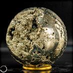 Trésor radieux de la Terre – Sphère de pyrite à couper le