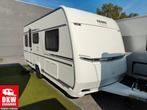 Fendt Bianco Selection 465 TG - NIEUW - EINDEREEKS, Caravans en Kamperen, 2 aparte bedden, Rondzit, Fendt, Serviceluik