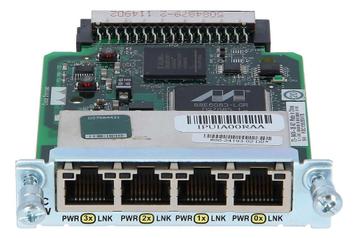 Cisco HWIC-4ESW - Four port 10/100 Ethernet switch interface