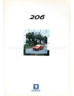 2001 PEUGEOT 206 BROCHURE NEDERLANDS