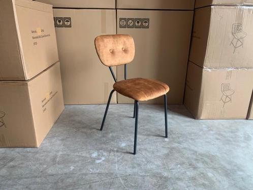 Veiling - Stoel Marylin (set van 4) Velvet - Velours - Cogna, Huis en Inrichting, Stoelen
