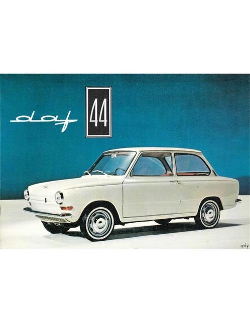 1967 DAF 44 BROCHURE FRANS, Boeken, Auto's | Folders en Tijdschriften