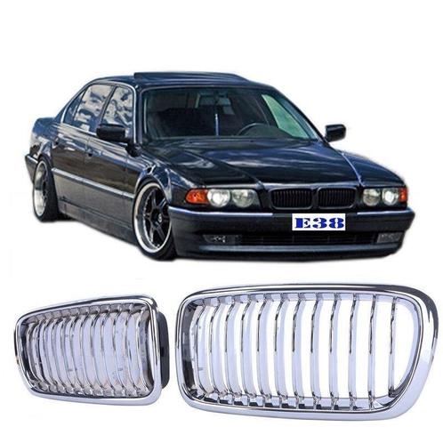 Chromen Nieren (Grillen) BMW 7 Serie E38 B6079, Auto-onderdelen, Carrosserie, Nieuw, BMW, Voor, Links, Rechts