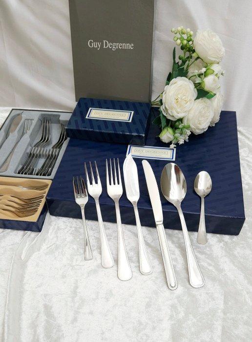 Guy Degrenne - Bestekset (42) - Roestvrij staal, Antiek en Kunst, Antiek | Meubels | Tafels