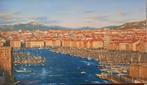 José Beltran (1952) - Lentrée du port de Marseille, Antiek en Kunst