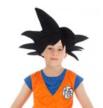 Goku Saiyan Pruik Kind Zwart Kind Dragon Ball Z, Verzenden