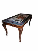 Eettafel - Pasta di vetro, hard hout - Tafel met een